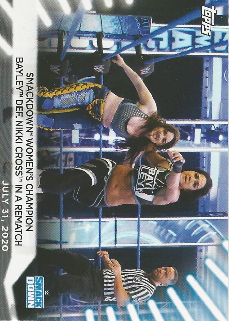 WWE Topps Women Division 2021 Trading Card Bayley No.52