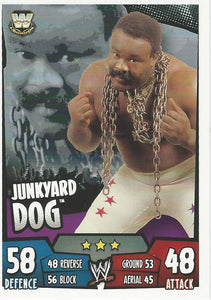 WWE Topps Slam Attax Rumble 2011 Trading Card Junkyard Dog No.152