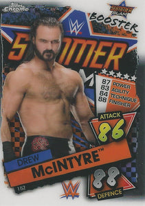 WWE Topps Slam Attax Chrome 2021 Trading Cards Drew McIntyre No.152