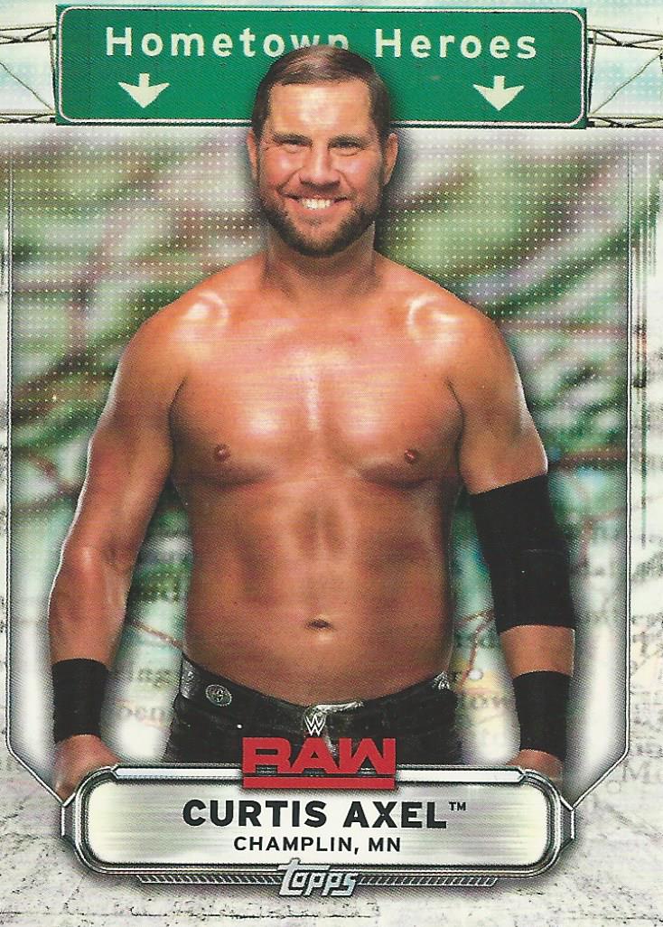 WWE Topps Raw 2019 Trading Cards Curtis Axel HH-10