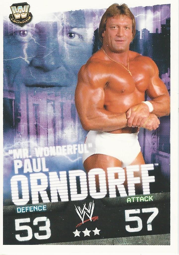 WWE Topps Slam Attax Evolution 2010 Trading Cards Paul Orndorff No.152