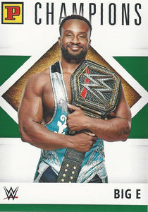 WWE Panini Debut Edition 2022 Trading Cards Big E No.142 Green