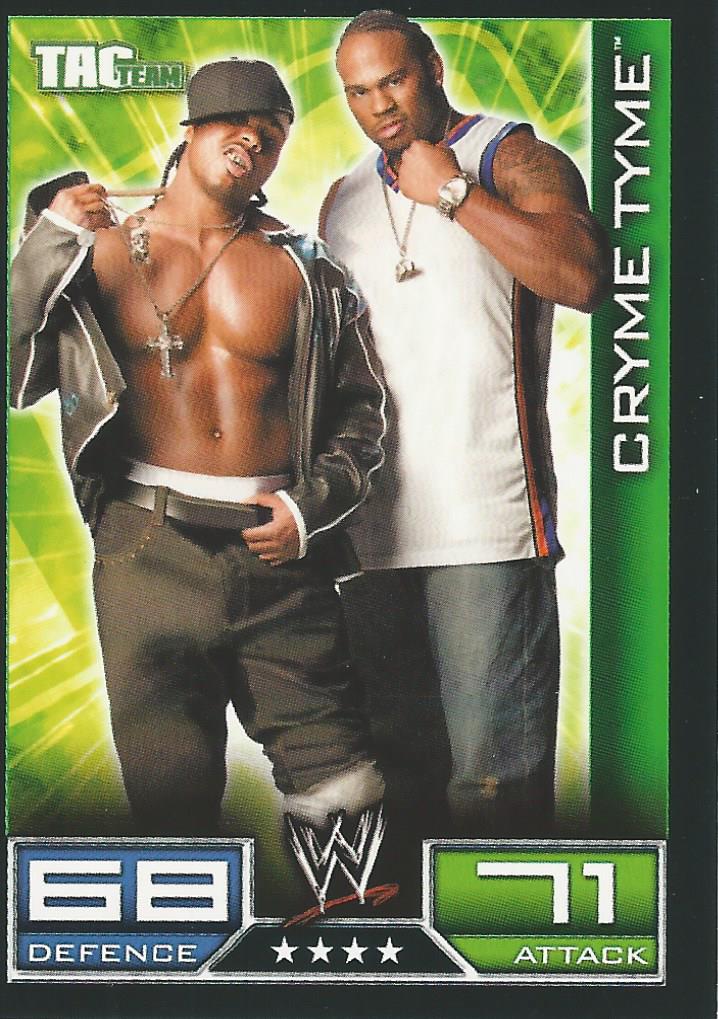 WWE Topps Slam Attax 2008 Trading Cards Cryme Tyme No.152