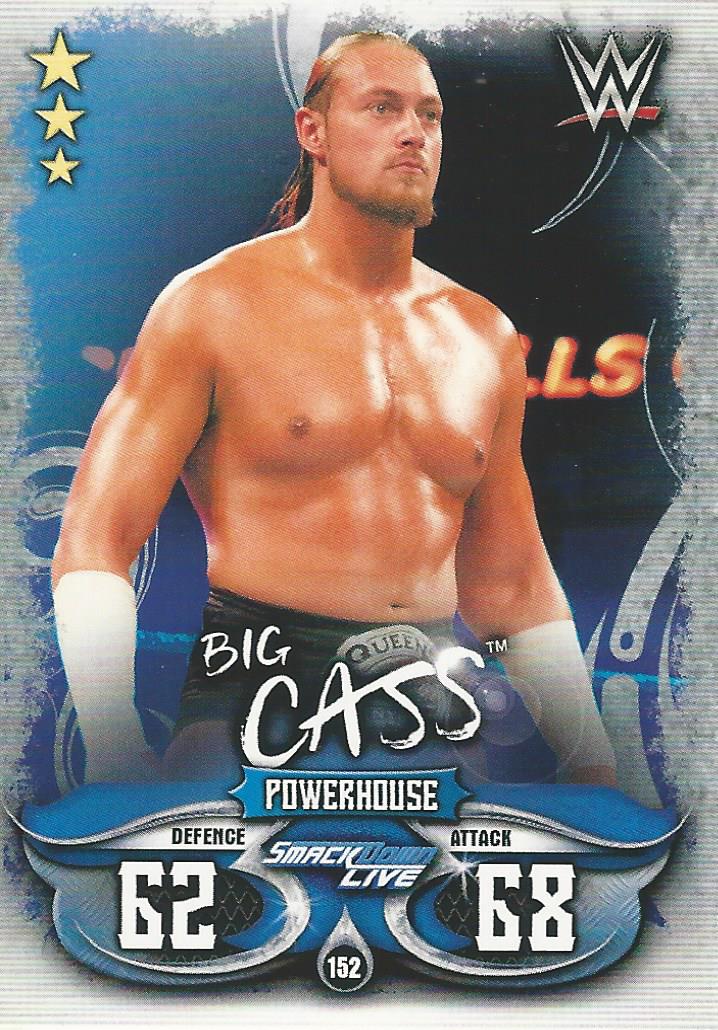 WWE Topps Slam Attax Live 2018 Trading Card Big Cass No.152