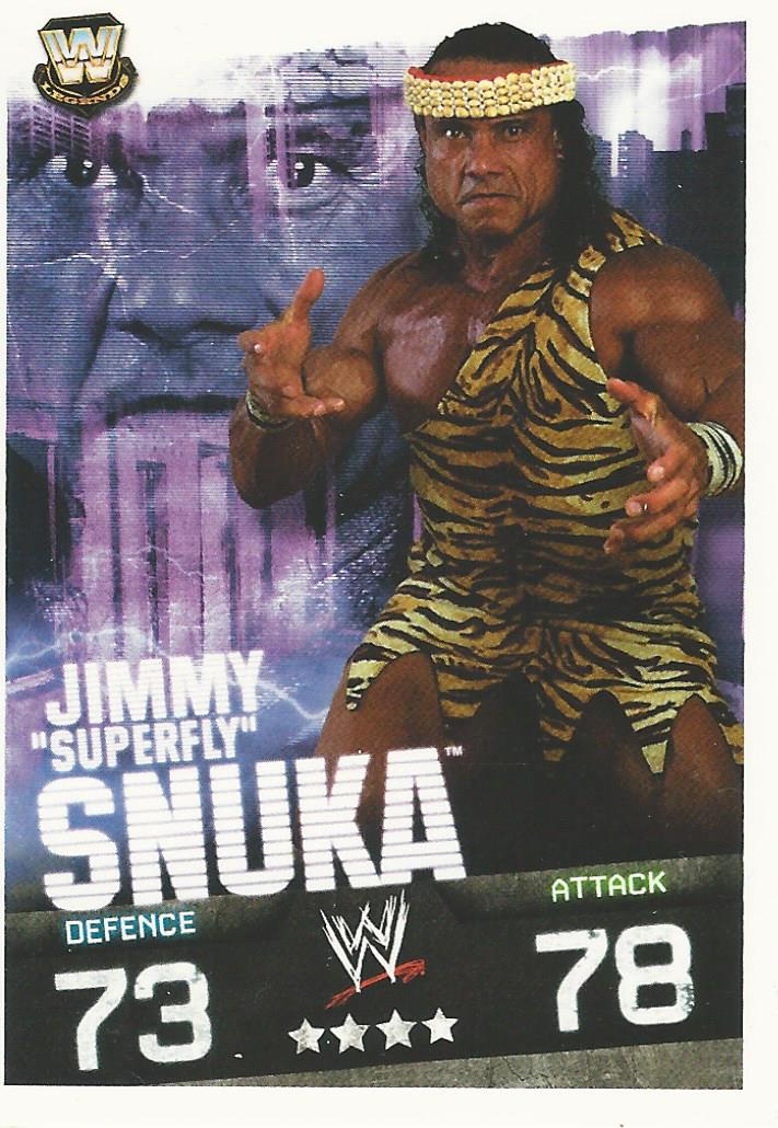 WWE Topps Slam Attax Evolution 2010 Trading Cards Jimmy Snuka No.153