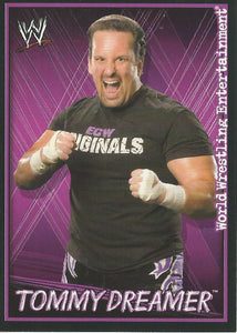 WWE Topps Superstars Uncovered 2007 Sticker Collection Tommy Dreamer No.153