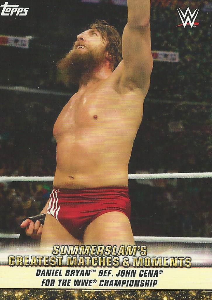 WWE Topps Summerslam 2019 Trading Card Daniel Bryan GM-34