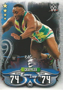 WWE Topps Slam Attax Live 2018 Trading Card Big E No.153