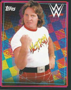 WWE Topps Road to Wrestlemania Stickers 2021 Rowdy Roddy Piper No.153