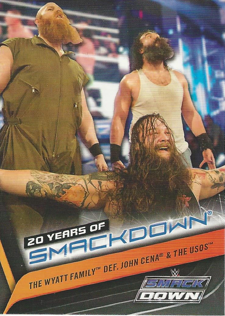 WWE Topps Smackdown 2019 Trading Cards Wyatt Family SD-34