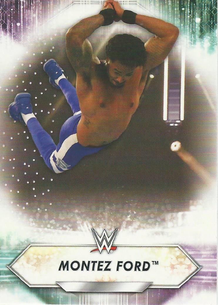 WWE Topps 2021 Trading Cards Montez Ford No.154