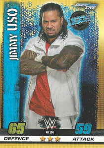 WWE Topps Slam Attax 10th Edition Trading Card 2017 Jimmy Uso No.154