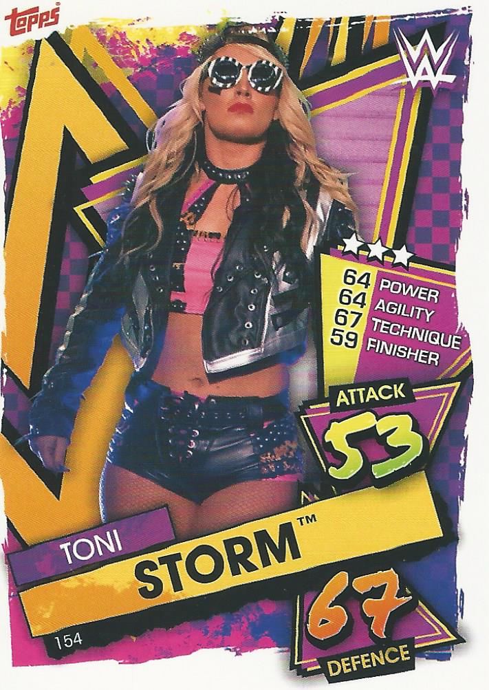 WWE Topps Slam Attax 2021 Trading Card Toni Storm No.154