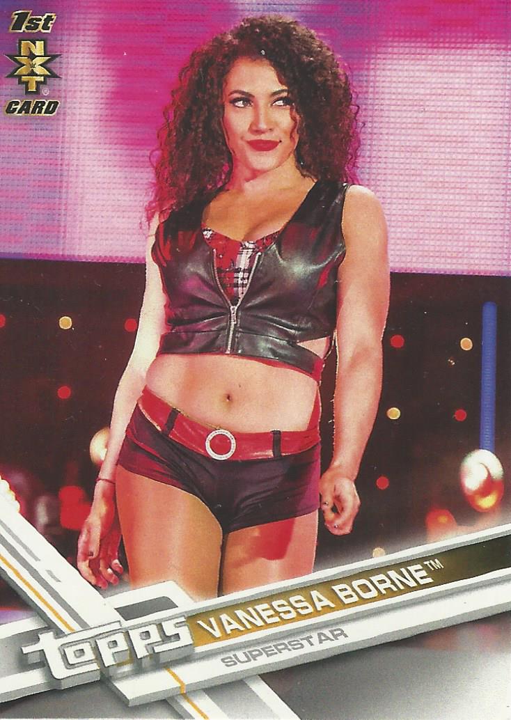 WWE Topps Then Now Forever 2017 Trading Card Vanessa Bourne No.R35
