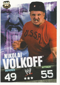 WWE Topps Slam Attax Evolution 2010 Trading Cards Nikolai Volkoff No.154