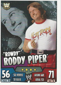 WWE Topps Slam Attax Rumble 2011 Trading Card Roddy Piper No.154