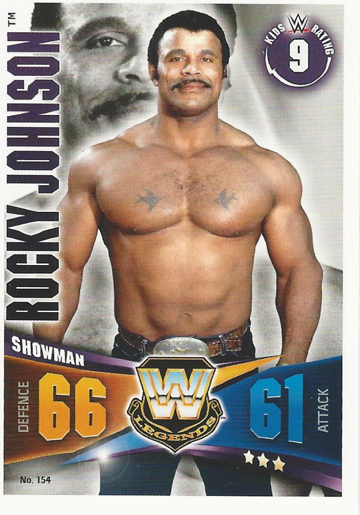 WWE Topps Slam Attax Rivals 2014 Trading Card Rocky Johnson No.154