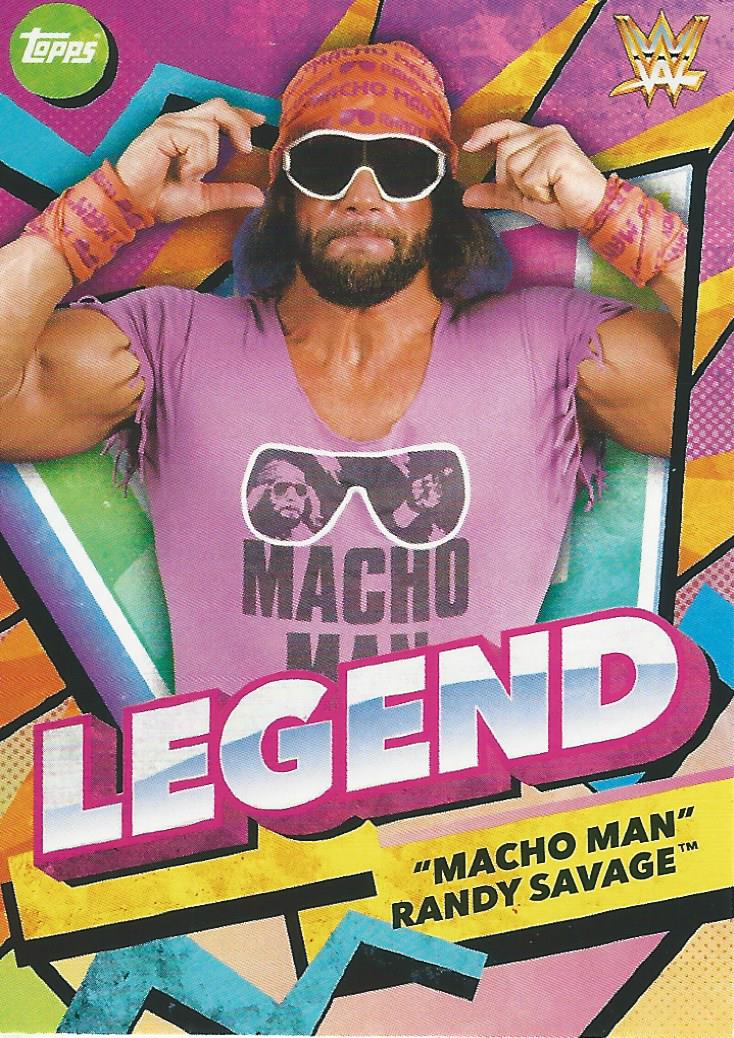 Topps WWE Superstars 2021 Trading Cards Macho Man Randy Savage No.154