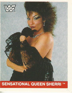 WWF Merlin Sticker Collection 1990 Sensational Sherri No.154