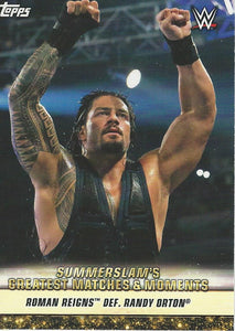 WWE Topps Summerslam 2019 Trading Card Roman Reigns GM-35