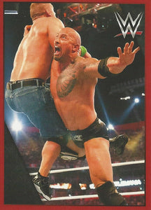 WWE Topps Then Now Forever 2016 Stickers The Rock No.154