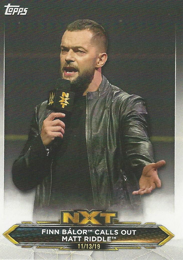 WWE Topps NXT 2020 Trading Cards Finn Balor No.54