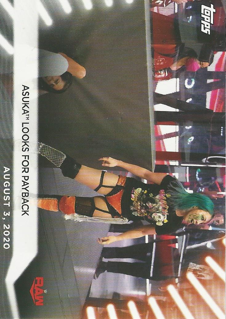 WWE Topps Women Division 2021 Trading Card Asuka No.54