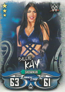 WWE Topps Slam Attax Live 2018 Trading Card Billie Kay No.154