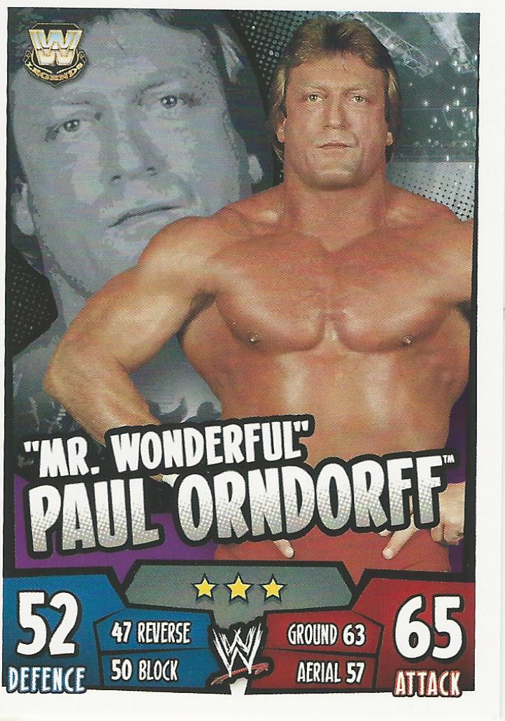 WWE Topps Slam Attax Rumble 2011 Trading Card Paul Orndorff No.155