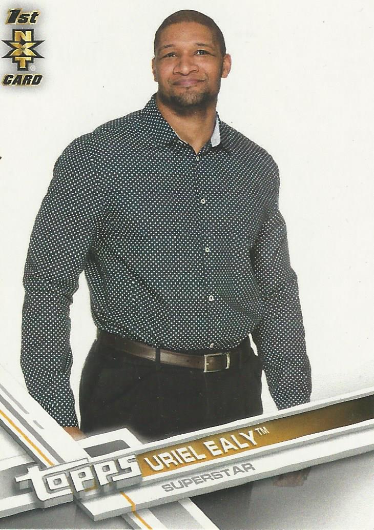 WWE Topps Then Now Forever 2017 Trading Card Uriel Ealy No.R40