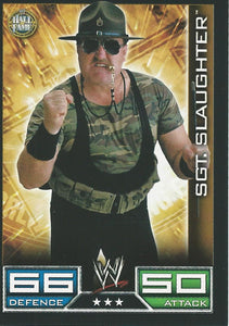WWE Topps Slam Attax 2008 Trading Cards Sgt Slaughter No.155