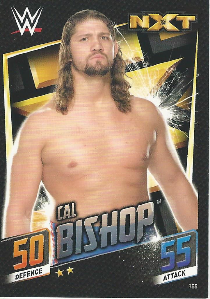 WWE Topps Slam Attax 2015 Then Now Forever Trading Card Cal Bishop No.155 NXT