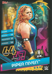 WWE Topps Slam Attax Reloaded 2020 Trading Card Piper Niven No.155 NXT UK