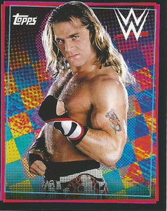 WWE Topps Road to Wrestlemania Stickers 2021 Shawn Michaels No.155