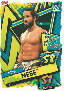 WWE Topps Slam Attax 2021 Trading Card Tony Nese No.155