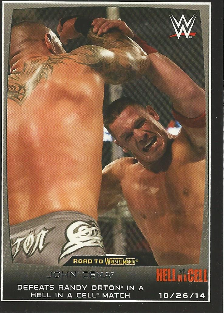 WWE Topps Road to Wrestlemania 2015 Trading Cards John Cena No.56