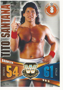 WWE Topps Slam Attax Rivals 2014 Trading Card Tito Santana No.156