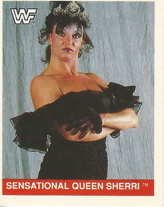 WWF Merlin Sticker Collection 1990 Sensational Sherri No.156