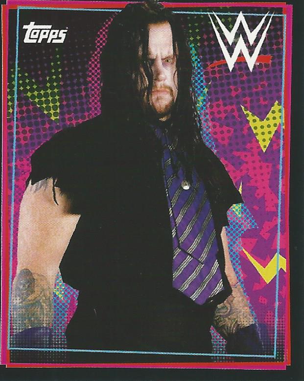 WWE Topps Road to Wrestlemania Stickers 2021 Undertaker No.156