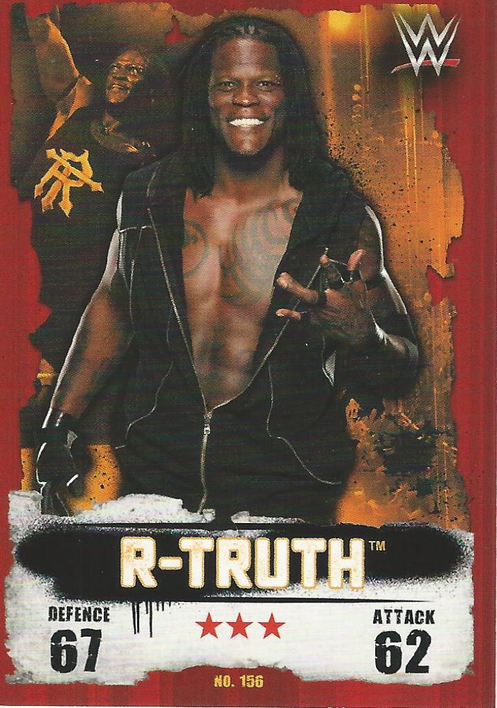 WWE Topps Slam Attax Takeover 2016 Trading Card R-Truth No.156