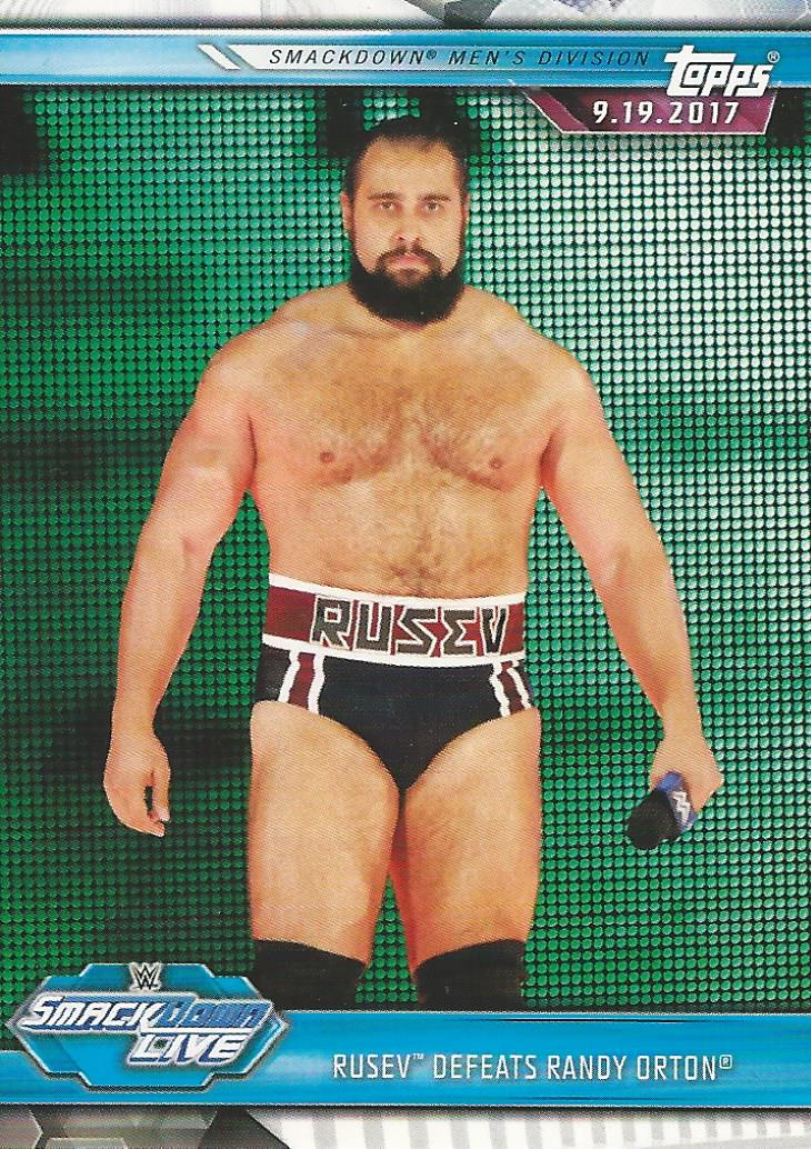 WWE Topps Champions 2019 Trading Cards Rusev No.57