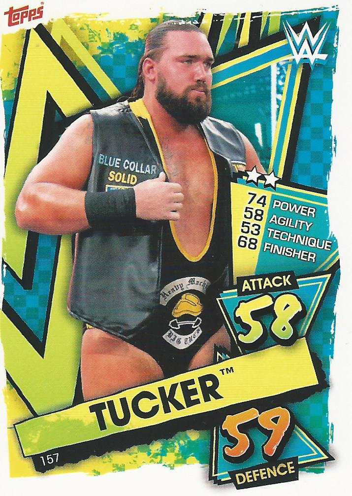 WWE Topps Slam Attax 2021 Trading Card Tucker No.157