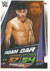 WWE Topps Slam Attax Universe 2019 Trading Card Noam Dar No.157