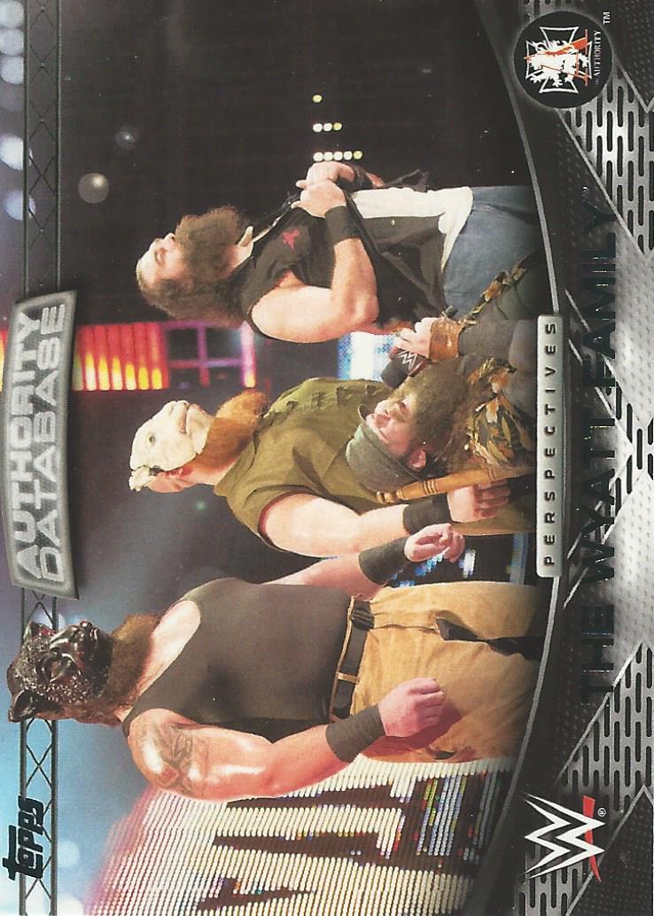 WWE Topps 2016 Trading Cards Wyatt Family 7A