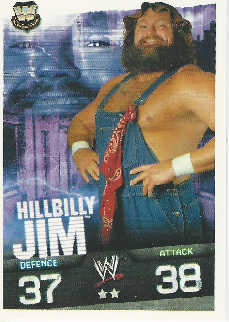 WWE Topps Slam Attax Evolution 2010 Trading Cards Hillbilly Jim No.157