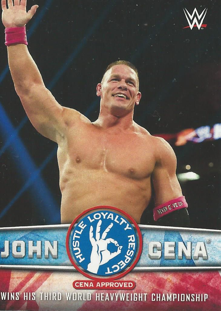 WWE Topps Then Now Forever 2017 Trading Card John Cena 33 of 40