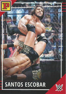 WWE Panini Debut Edition 2022 Trading Cards Santos Escobar No.9 Red