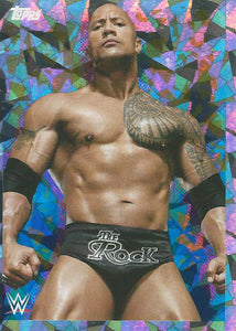 WWE Topps Road to Wrestlemania Stickers 2021 The Rock No.158