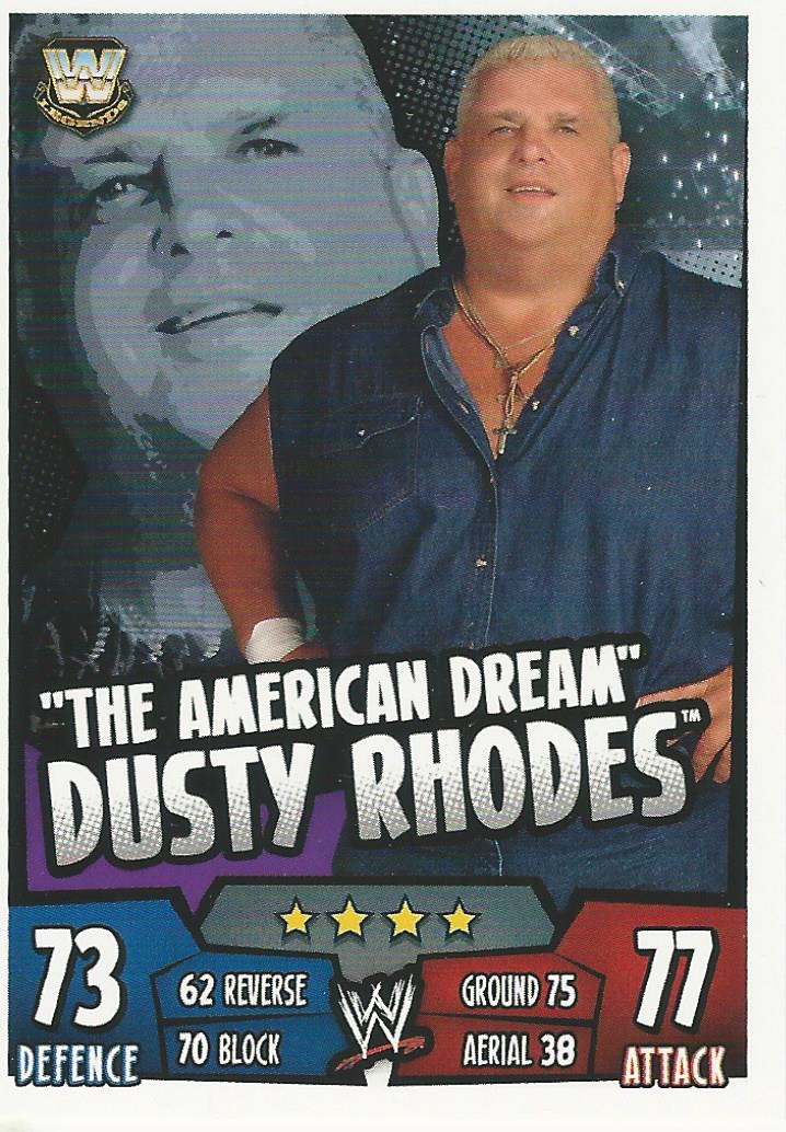 WWE Topps Slam Attax Rumble 2011 Trading Card Dusty Rhodes No.158