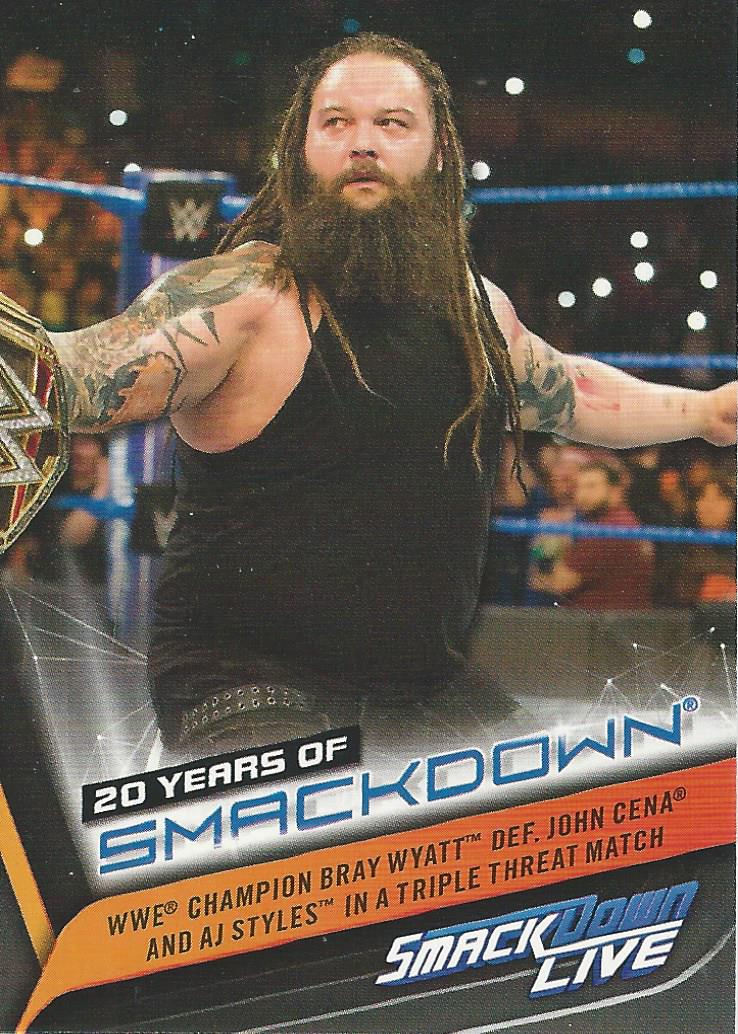 WWE Topps Smackdown 2019 Trading Cards Bray Wyatt SD-38